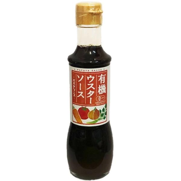 R7.12.10再入荷♪予約販売受付中☆　有機ウスターソース 200ml 国産 有機JAS 無添加 パパヤソース