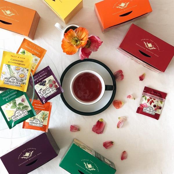 紅茶 ノンカフェイン デカフェ カフェインレス 個別包装 かわいい おしゃれ Ahmad Tea アーマッドティー ハーブティー ティーバッグ Mnr 0116 Natu Robe 通販 Yahoo ショッピング