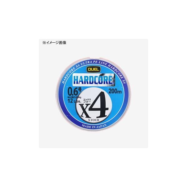 A[ނpPEC fG HARDCORE X4(n[hRA GbNXtH[) 200m 0.5/9lb 10m×5F