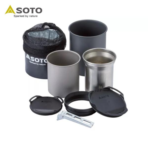 他サイト： クッカーセット SOTO サーモスタッククッカーコンボの商品画像