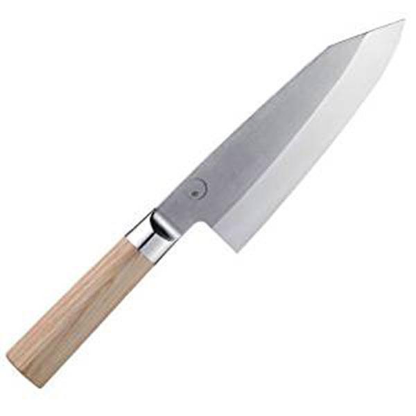 橋本幹造　両刀包丁　片鎬出刃　000AB5513 新品未使用　貝印　日本製 貝印 橋本幹造 両刃包丁 片鎬出刃 165mm AB5513 (包丁) 価格比較
