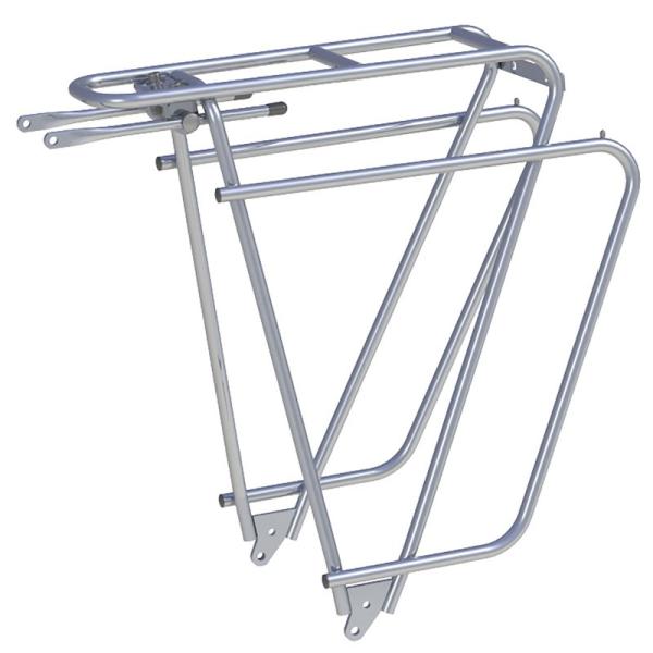 チューブス 自転車アクセサリー ロゴ クラシック ラック/荷台 サイクル/自転車  26/28インチ用  シルバー 自転車アクセサリー チューブス ロゴ クラシック ラック/荷台 サイクル