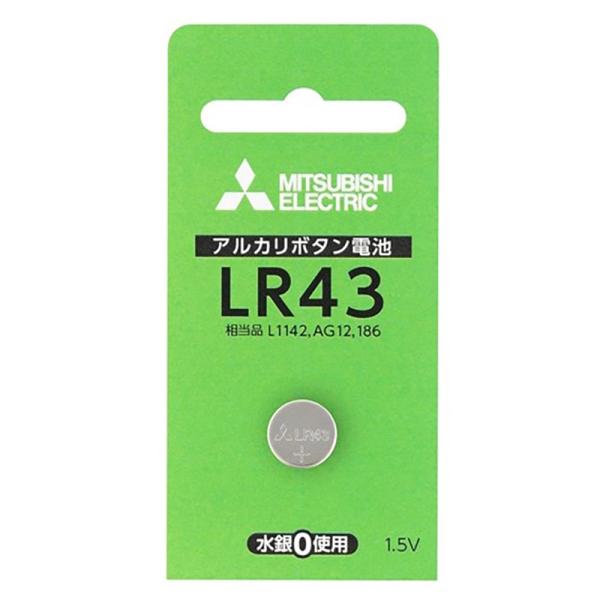 MITSUBISHI(�O�H�d�@) �A���J���{�^���d�r 1.5V 1�p�b�N LR43
