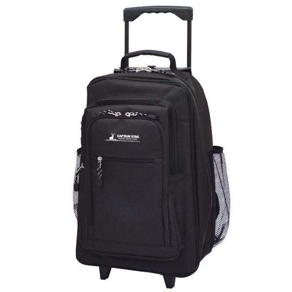 他サイト： キャンプ設営用具 キャプテンスタッグ 600Dリュック式キャリー 33〜48L ブラックの商品画像