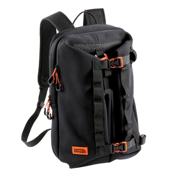 他サイト： 自転車バッグ ドッペルギャンガー モトバックパック メットイン 28L ブラックの商品画像