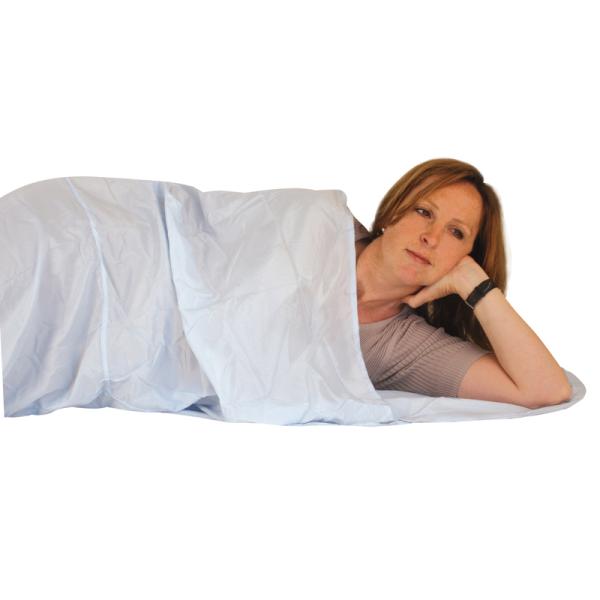 Travel Safe 封筒型シュラフ インレットシルク レクタ  220×90cm  オフホワイト 封筒型シュラフ Travel Safe インレットシルク レクタ 220×90cm オフ