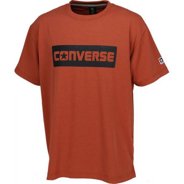 ウェア CONVERSE クルーネック 半袖Tシャツ スポーツ/カジュアルウェア S テラコッタ(3600)