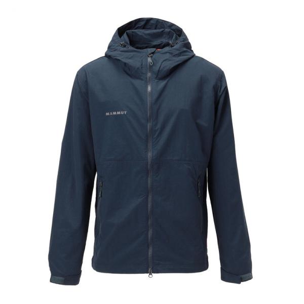 マムート アウター(メンズ) ハイキング ウィンドブレーカー フーデッド ジャケット アジアンフィット(メンズ)  XS  5118(marine) アウター(メンズ) マムート ハイキング ウィンドブレーカー フーデッド