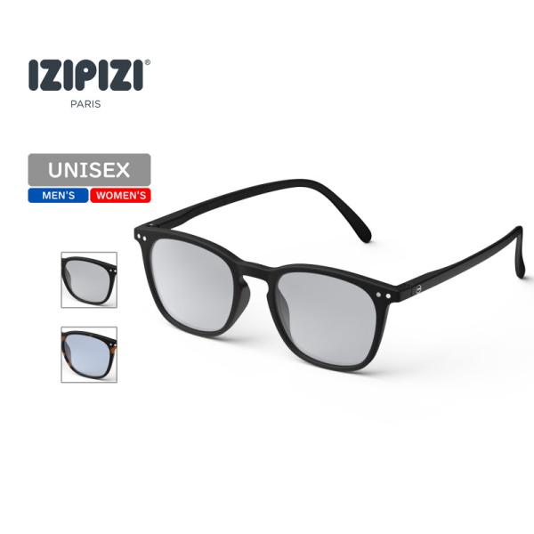 IZIPIZI SUN LIGHT COLOR #E / サングラス ONE SIZE BLACK(L.GREY LENSES)
