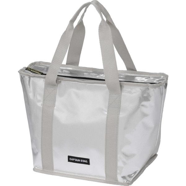 他サイト： ソフトクーラー キャプテンスタッグ デリス シルバートートクーラーバッグ 10Lの商品画像