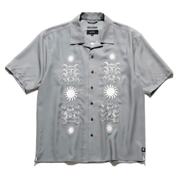 トップス(メンズ) ROARK PALM EMBROIDERY GONZO S/S L MOON