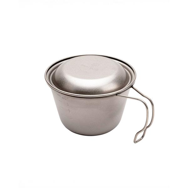 キッチンツール スノーピーク 深型チタンシェラカップ蓋付き