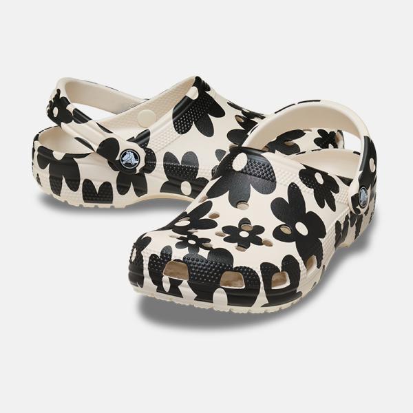 サンダル・マリンシューズ クロックス CLASSIC POP PETALS CLOG(クラシック ポップ ペタルズ クロッグ) 24cm(M6) Summit White/Multi