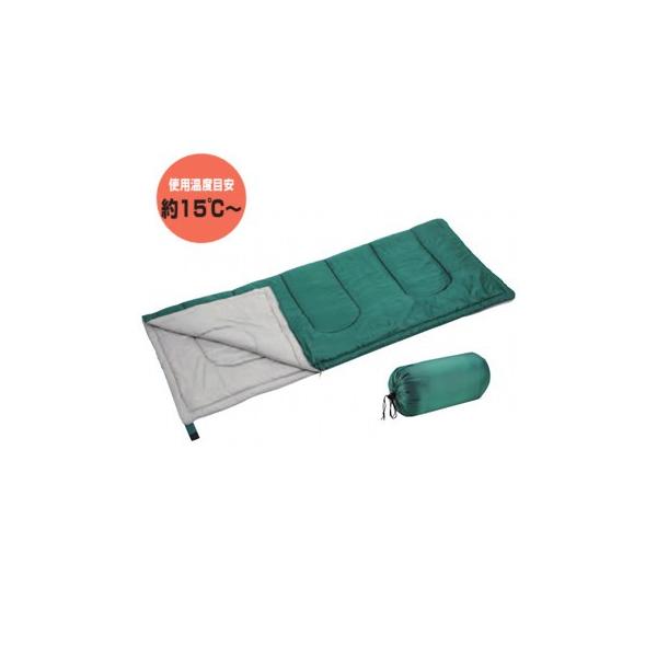 他サイト： 封筒型シュラフ キャプテンスタッグ プレーリー 封筒型シュラフ600 グリーンの商品画像