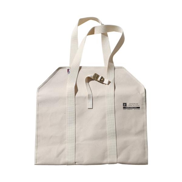 AS2OV CANVAS FIREWOOD BAG IVORY