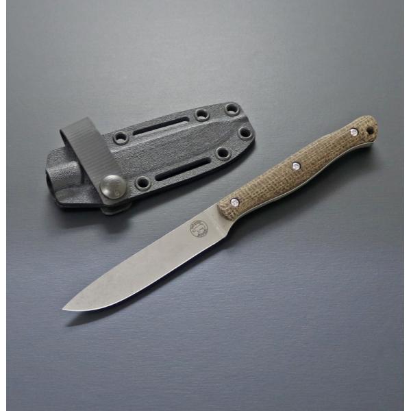 ﾎﾜｲﾄﾘﾊﾞｰ アウトドアナイフ 【正規品】エグゾダス 4   ナチュラル(バーラップ マイカルタ) アウトドアナイフ ホワイトリバー 正規品 エグゾダス 4 ナチュラル