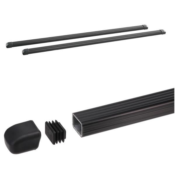 他サイト： イノー INB117BK スクエアバーセット 2本入り 117CM ブラックの商品画像