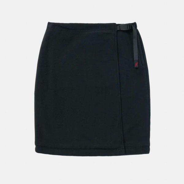 グラミチ パンツ・スカート FLEECE WRAP SKIRT(フリースラップスカート)  M  BLK パンツ・スカート グラミチ FLEECE WRAP SKIRT(フリースラップスカート