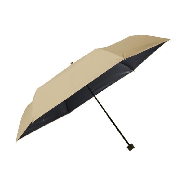 ダンロップ レイングッズ サマーシールド遮光折りたたみ傘   ベージュ レイングッズ ダンロップ サマーシールド遮光折りたたみ傘 ベージュ