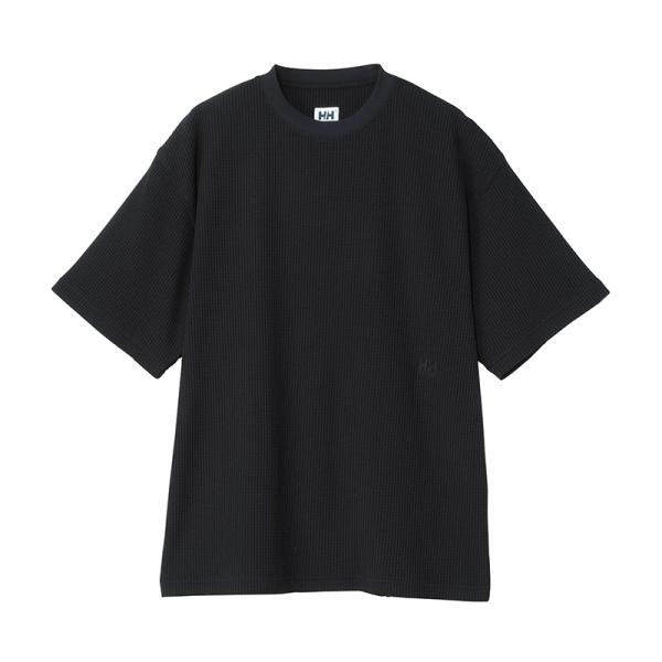 ヘリーハンセン トップス(メンズ) ショートスリーブドライワッフル  M  ブラック(K) トップス(メンズ) ヘリーハンセン ショートスリーブドライワッフル M