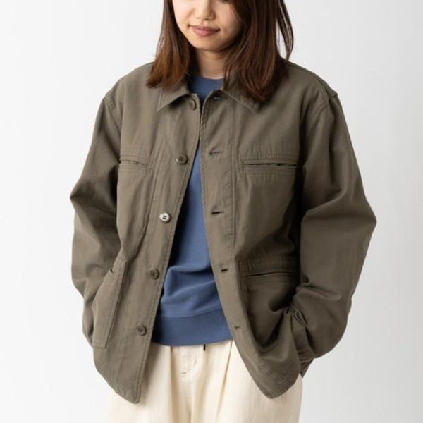 gym master アウター(メンズ) バックツイルブルゾン  L  オリーブ(46) gym master（ジムマスター） アウター(メンズ) バックツイルブルゾン M