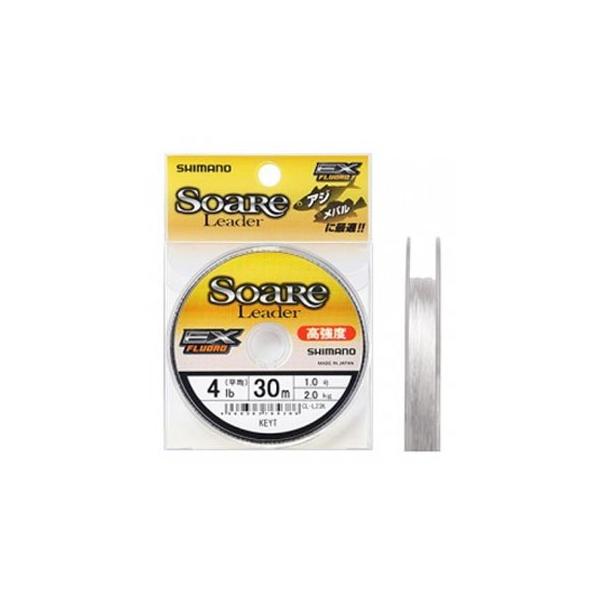 �V�}�m CL-L23K Soare leader EX Fluoro 30m 4lb �N���A