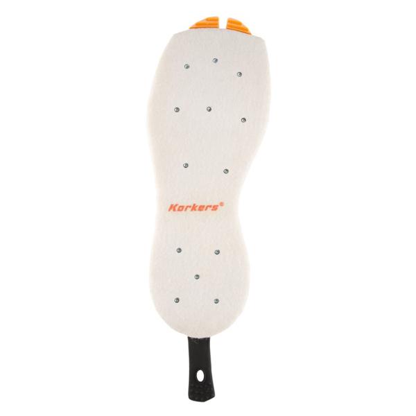 コーカーズ  OmniTrax v3.0 Studded Felt(スタッデッドフェルト)  US9  ホワイト×オレンジ 1/15まで全品+P5% コーカーズ OmniTrax v3.0 Studded Felt(スタッ