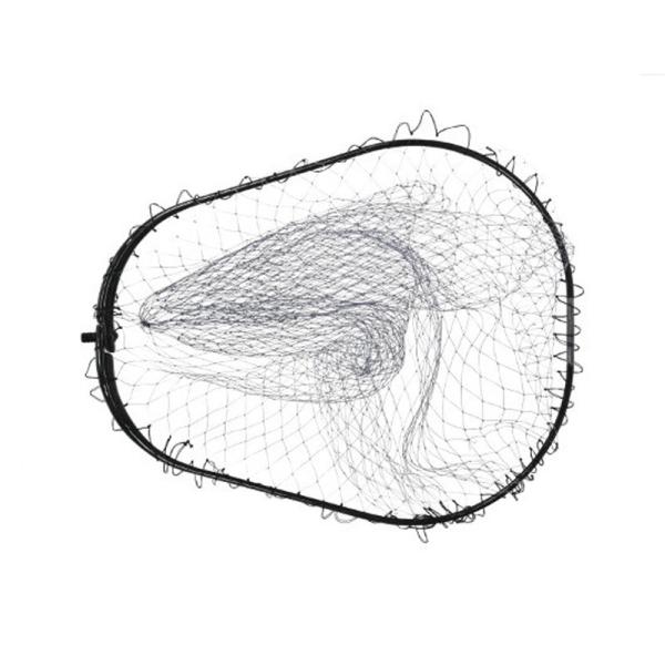 ベルモント ランディングネット カーボンフレーム(オーバル) 網付  M-500 ランディングネット ベルモント カーボンフレーム(オーバル) 網付 M