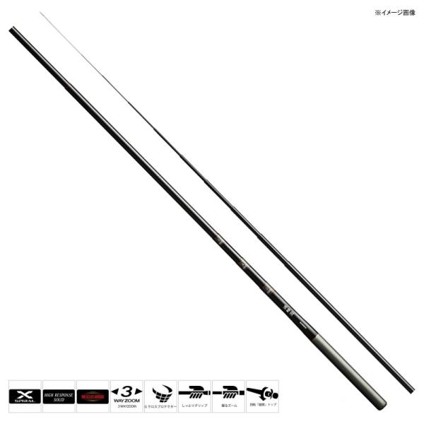 シマノ　α ZOOM 渓流竿　中硬53 新作，低価 SHIMANO シマノ αズーム 刀渓 抜EX 中硬61 中古美