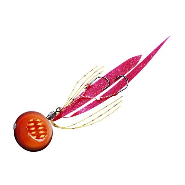 他サイト： タイラバ・タイテンヤ メジャークラフト 鯛乃実 130g #002 オレンジ×レッドの商品画像