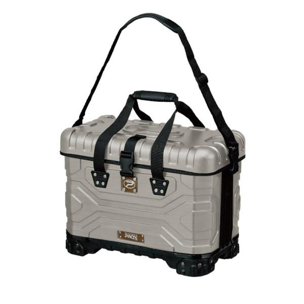 プロックス タックルバッグ コンテナギアハードタックルバッグ  25L  シャンパンゴールド PROX（プロックス） タックルバッグ コンテナギアハードタックルバッグ