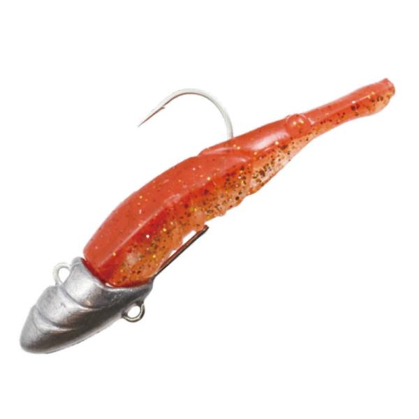 シーバス用ルアー イッセイ 海太郎 デカハネエビセット 10g #028 アカキン :3035330:ナチュラム 店 通販 一誠(issei) 海太郎 デカハネエビセット 10g #1 2インチ #028 アカキン