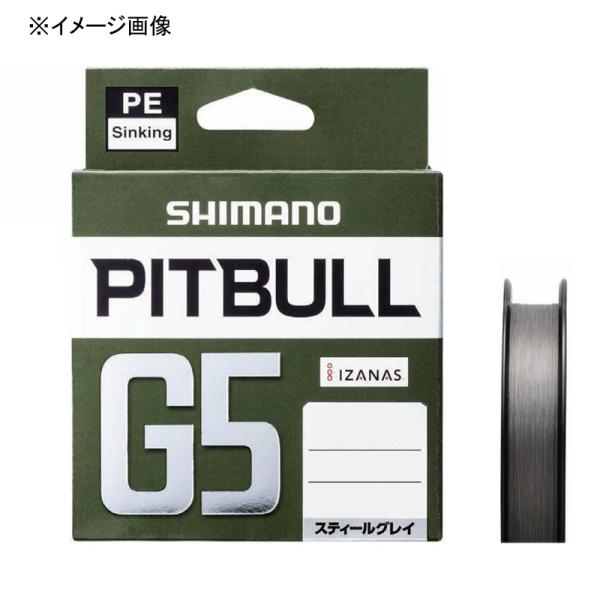 他サイト： ルアー釣り用PEライン シマノ LD-M41U ピットブルG5 100m 2号 スティールグレイの商品画像
