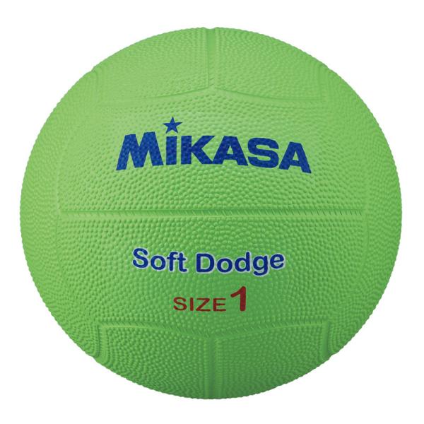 ドッジボール ミカサ ソフトドッジボール 1号 小学生から幼児向け 1号球 LG(ライトグリーン)