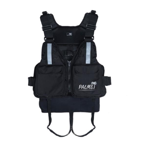 アンリパ フローティングベスト パームス タックルショアベスト  フリー  ブラック アングラーズリパブリック 1/15まで全品+P5% フローティングベスト