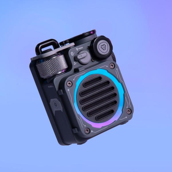 MUZEN CYBERCUBE Premium サイバーキューブブルートゥーススピーカー グレー