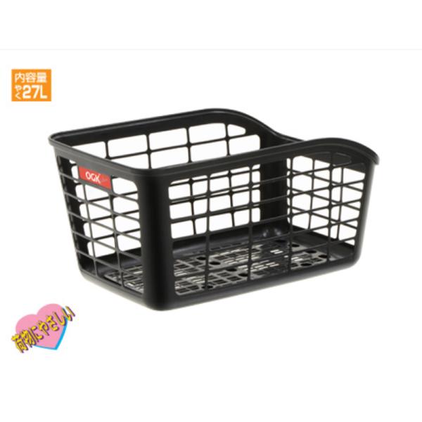 7/10-12は全品+P5% 自転車アクセサリー OGK(オージーケー) RB-018 軽量後用バスケット サイクル/自転車 ブラック