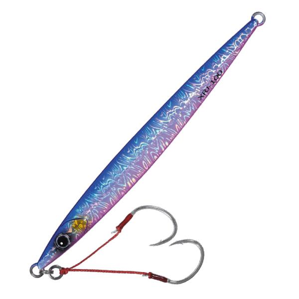 他サイト： 【店内全品+P5%】 ジギング・タコベイト メジャークラフト クロスライドジグ ヘビィーメタル 120g #004 ブルーピンク(ケイムラ)の商品画像