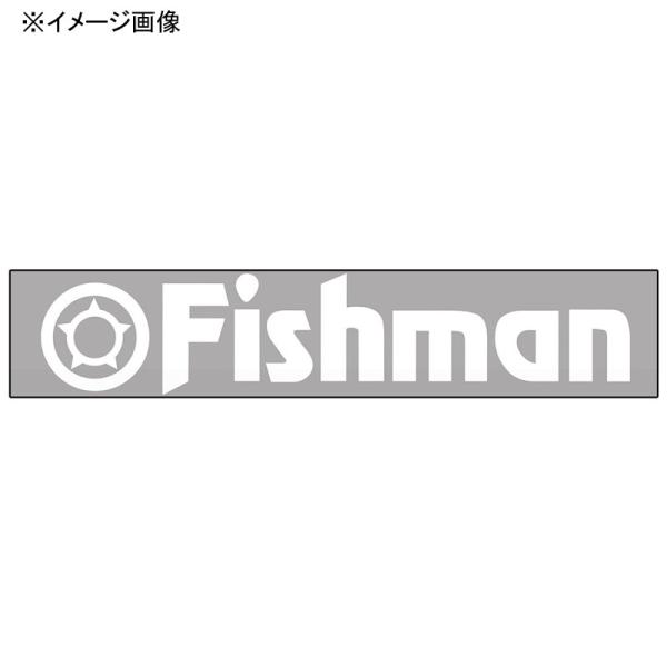 2/1まで+P5% Fishman(フィッシュマン) カッティングステッカー 白