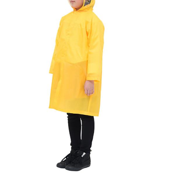 サイクルウェア Actual PRODUCTS 子供用 レインウェア キッズレインコート(ランドセル対応) 130cm イエロー(55)