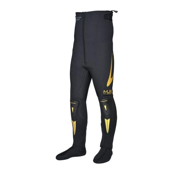 しもつけ 渓流仕掛け・淡水仕掛け MJB ドライタイツ DR先丸  LLA  ブラック×ゴールド naturum-outdoor_3477334