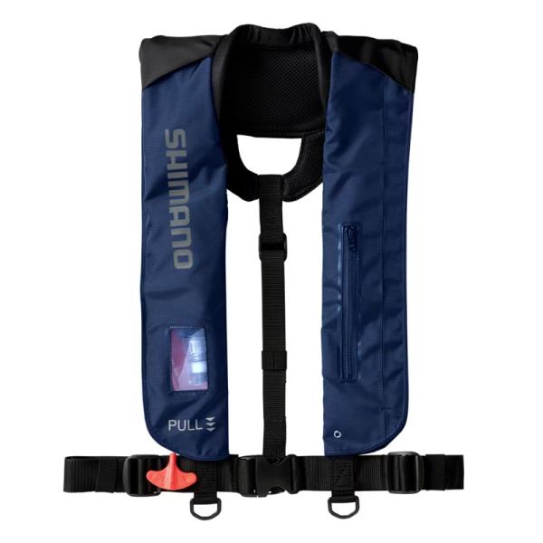 ■サイズ:フリー ■カラー:ネイビブラック ■ジャンル:釣り用ウェア/フローティングベスト(ライフジャケット)/インフレータブル(自動膨張) ■メーカー: シマノ(SHIMANO)