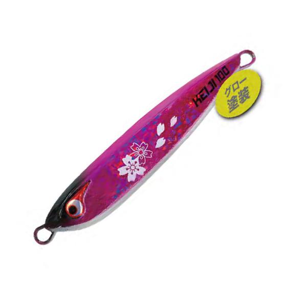 ジギング・タコベイト ボーズレス TG ケイジ 40g 桜ピンクグローベリー
