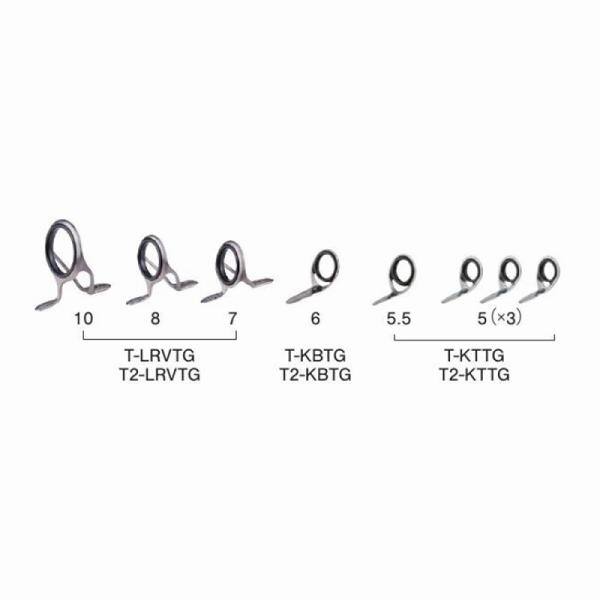 富士工業 ロッドビルディング T-LRVTG108 チタン TORZITE (トルザイト) キャスティングバスガイドセット 富士工業 1/15まで全品+P5% ロッドビルディング T2-LRVTG108 チタン