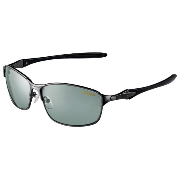 Gamakatsu サングラス ガンメタグリーン レンズ Gamakatsu 偏光グラス がまかつ 偏光サングラス GM1796 スモーク