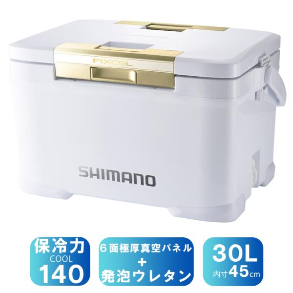 [Release date: March 9, 2026]■サイズ:30L ■カラー:パールホワイト ■ジャンル:クーラーボックス/フィッシングクーラー/釣り用クーラーボックス20〜39リットル ■メーカー: シマノ(SHIMANO) 【特...