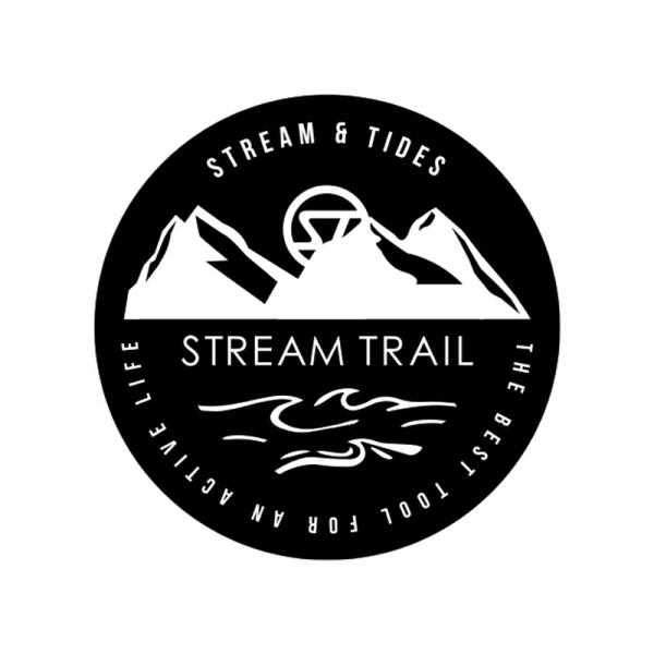 ストリームトレイル STICKER STREAM&amp;TIDES(ステッカー ストリームアンドタイド) BLACK