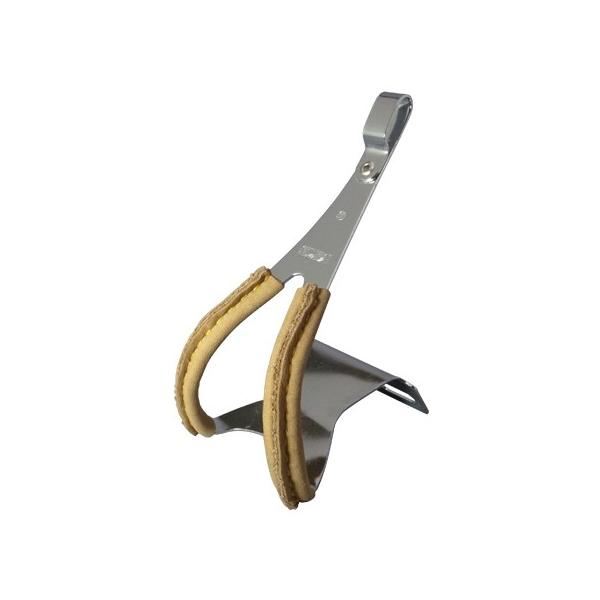 ���]�ԗp�i �~�J�V�}�Z�C�T�N�V�� TOE CLIP STEEL w/leather ��t�g�[�N���b�v �S �T�C�Y:LL ���b�L 72×51×80×125×37