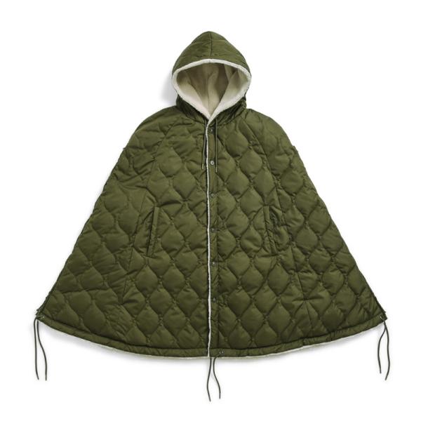 1/1は全品+P5% アウター(メンズ) TAION ミリタリーダウンケープ