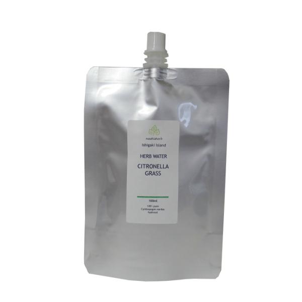 nauhiaherb シトロネラグラス蒸留水 100ml 石垣島産 アルミパウチ 天然100%無添加